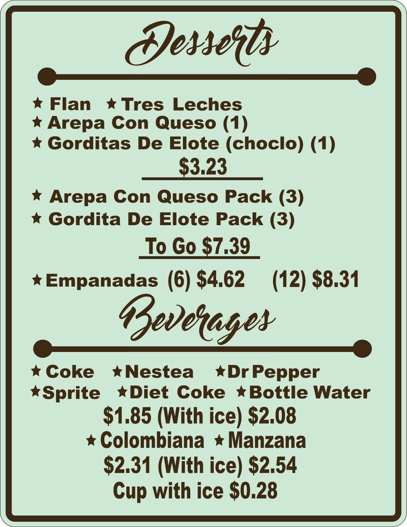 Pollo Riko — Menu — part 4