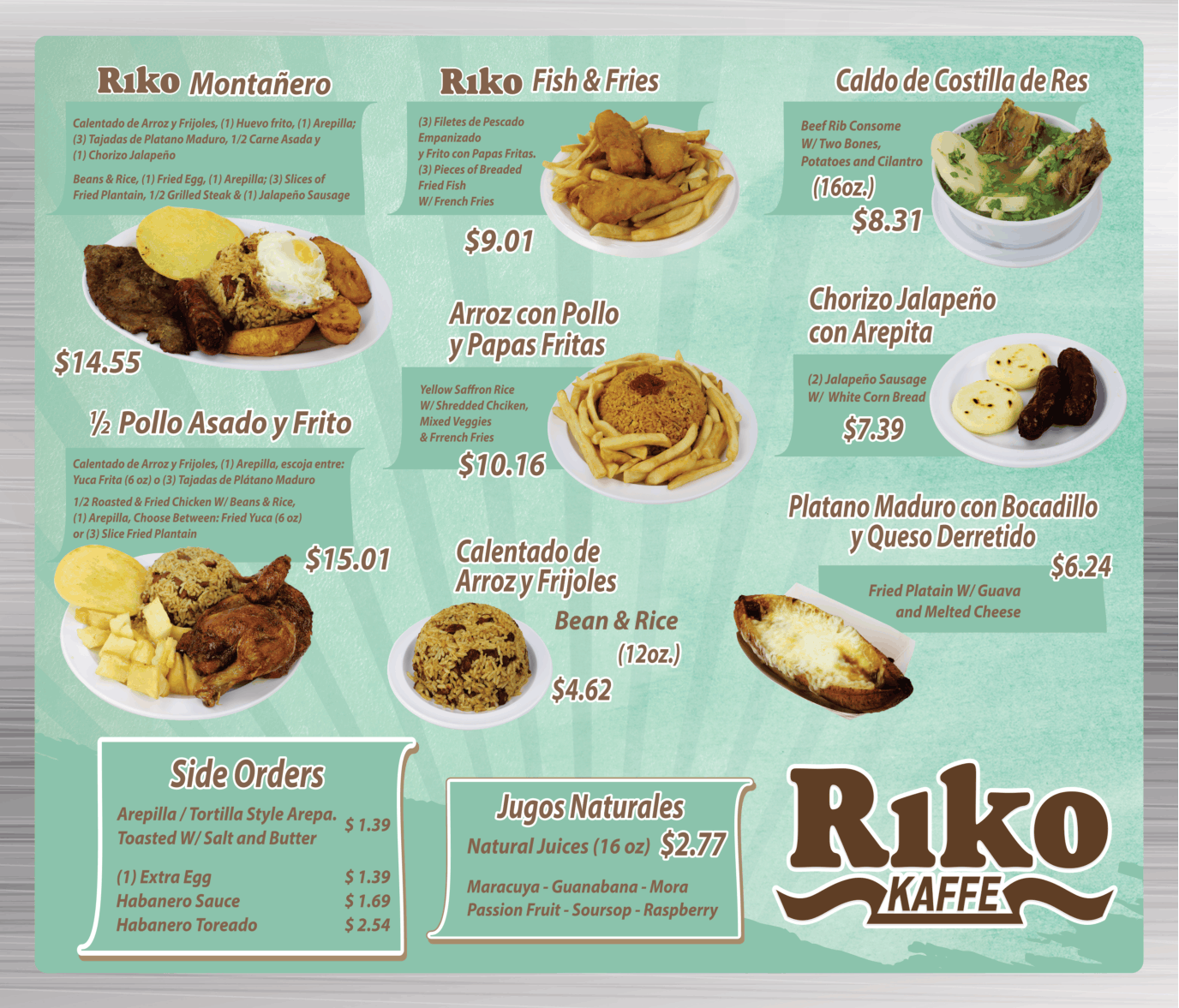 Pollo Riko — Menu — more dishes